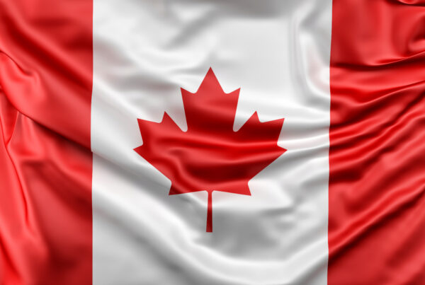 canada flag after immigration program