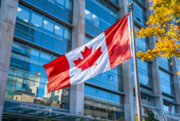 seeing canada flag after immigrating from usa